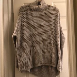 LOFT Cable Knit Turtleneck